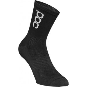 POC ESSENTIAL ROAD LT Sportovní ponožky, černá, veľkosť 39-41