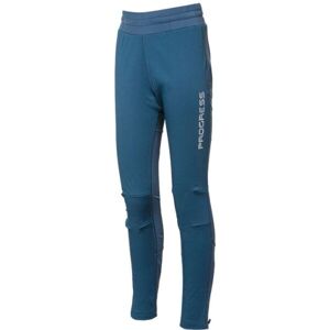 Progress DT COOLIO PANTS Dětské zimní elastické kalhoty, modrá, velikost 164-170