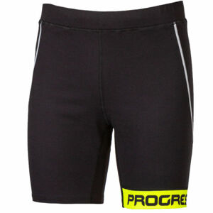 Progress TIGER Pánské elastické šortky, černá, velikost L