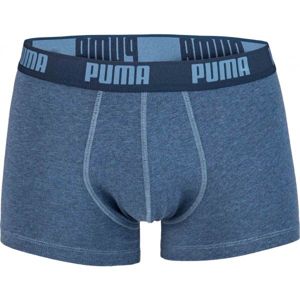 Puma BASIC TRUNK 2P Pánské boxerky, Tmavě modrá, velikost