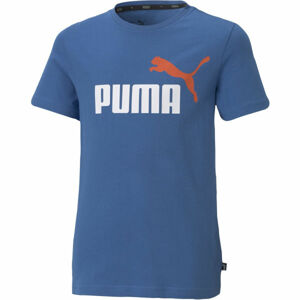 Puma ESS+2 COL LOGO TEE B Dětské triko, zelená, velikost 140
