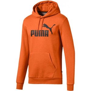 Puma ESS + HOODY FL oranžová L - Pánská sportovní mikina