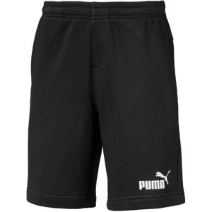 Puma SS SWEAT SHORTS B Dětské šortky, Černá,Bílá, velikost 116