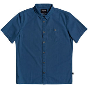 Quiksilver TAXER WASH SS SHIRT Pánská košile, tmavě modrá, velikost L