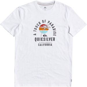 Quiksilver QUIET HOUR SS Pánské triko, bílá, velikost XXL
