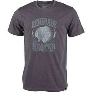 Reaper RENEGADE Pánské triko, tmavě šedá, velikost M