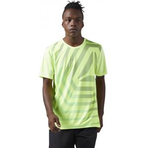 Reebok SS TEE FLASH M světle zelená L - Pánské sportovní tričko