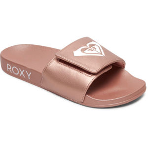 Roxy SLIPPY SLIDE III růžová 6 - Dámské pantofle