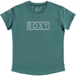 Roxy EPIC AFTERNOON WORD Dámské tričko, Zelená,Zlatá, velikost XS