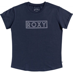 Roxy EPIC AFTERNOON WORD Dámské tričko, Tmavě modrá,Zlatá, velikost