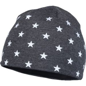 Runto STARS Dětská zimní čepice, tmavě šedá, veľkosť UNI