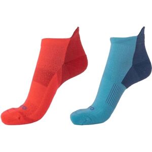 Runto RUN SOCKS W 2P 2 páry sportovních ponožek s antibakteriální úpravou, oranžová, velikost 35-38