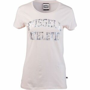 Russell Athletic CLASSIC PRINTED béžová M - Dámské tričko