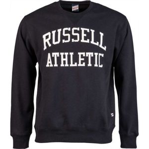 Russell Athletic CREW NECK TACKLE TWILL SWEATSHIRT černá M - Pánská mikina