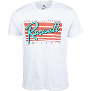 Russell Athletic MIAMI S/S CREWNECK TEE SHIRT bílá XL - Pánské tričko