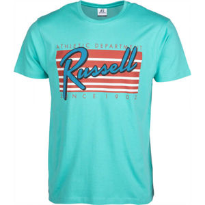 Russell Athletic MIAMI S/S CREWNECK TEE SHIRT zelená XL - Pánské tričko