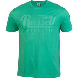 Russell Athletic WING S/S CREWNECK TEE SHIRT světle zelená S - Pánské tričko