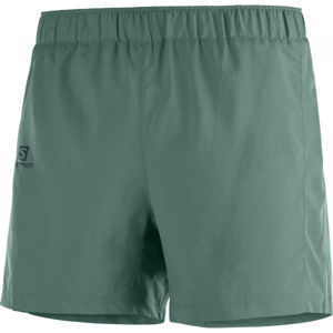 Salomon AGILE 5 SHORT M tmavě zelená XL - Pánské šortky