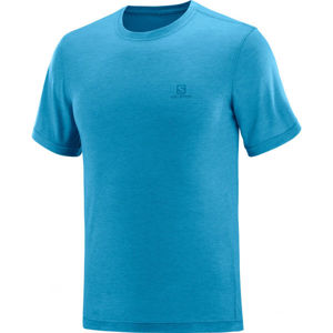 Salomon EXPLORE SS TEE M modrá XL - Pánské triko