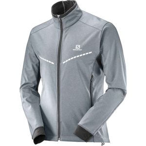 Salomon EQUIPE TR JKT M šedá XL - Pánská bunda na běžky