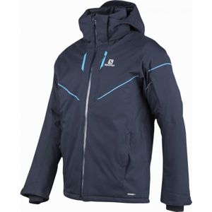 Salomon STORMRACE JKT M tmavě modrá XL - Pánská lyžařská  bunda