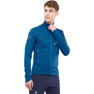 Salomon RS SOFTSHELL JKT M modrá XL - Pánská bunda