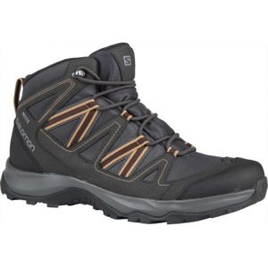 Salomon LEGHTON MID GTX Pánská hikingová obuv, tmavě šedá, velikost 46