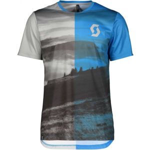 Scott TRAIL FLOW S/SL modrá XL - Pánské triko