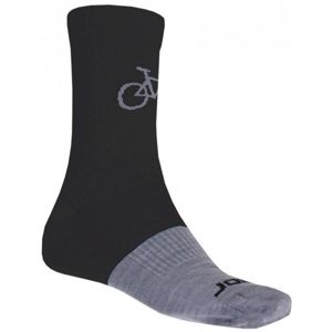 Sensor TOUR MERINO WOOL Merino ponožky, černá, veľkosť 39-42