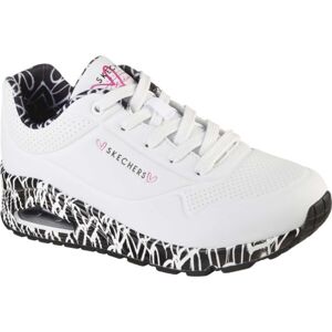 Skechers UNO - LOVING LOVE Dámská volnočasová obuv, bílá, velikost 37