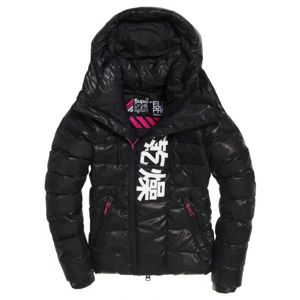 Superdry SPORT CHINOOK JKT černá 12 - Dámská zimní bunda