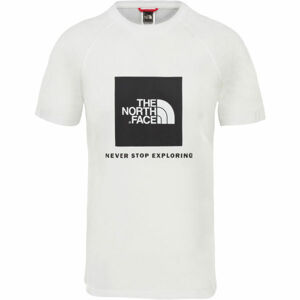 The North Face RAG RED BOX TE bílá XL - Raglánové pánské triko