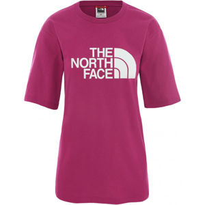 The North Face BOYFRIEND EASY vínová S - Dámské triko