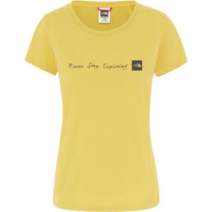 The North Face NSE TEE žlutá XL - Dámské tričko