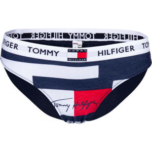 Tommy Hilfiger BIKINI PRINT tmavě modrá XS - Dámské kalhotky