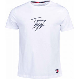 Tommy Hilfiger CN SS TEE LOGO tmavě modrá XL - Pánské tričko