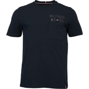 Tommy Hilfiger GRAPHIC S/S TEE Pánské tričko, tmavě modrá, velikost S