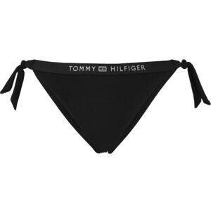 Tommy Hilfiger SIDE TIE BIKINI Dámský spodní díl plavek, černá, velikost