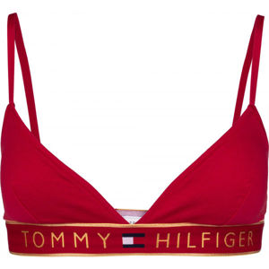 Tommy Hilfiger TRIANGLE BRA Dámská podprsenka, červená, velikost S