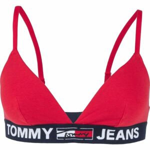 Tommy Hilfiger TRIANGLE BRALETTE UN Dámská podprsenka, červená, velikost XS