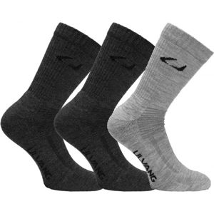 Ulvang ALLROUND 3PCK šedá 35-39 - Vlněné ponožky