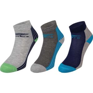 Umbro SPORT SOCKS 3P Dětské ponožky, tmavě modrá, veľkosť 32-35