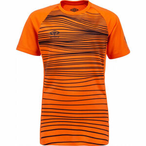 Umbro PRO TAINING CONTOUR GRAPHIC JERSEA JNR Chlapecké sportovní triko, Oranžová,Černá, velikost