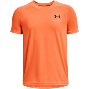 Under Armour UA TECH 2.0 SS Chlapecké sportovní triko, oranžová, velikost M