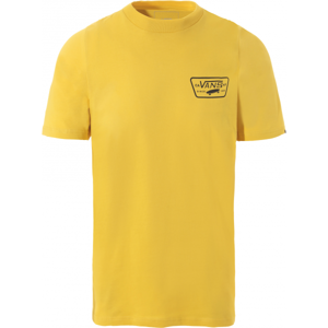Vans MN FULL PATCH BACK SS žlutá L - Pánské tričko