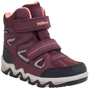 Willard CANADA Dětská zimní obuv, Vínová,Oranžová,Černá,Šedá, velikost 31