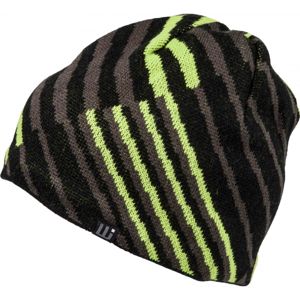 Willard AQUARIUS Pánská pletená čepice, Světle zelená,Černá,Hnědá, velikost