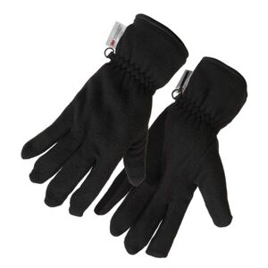 Willard KNOT Zateplené fleecové rukavice, černá, velikost M/L