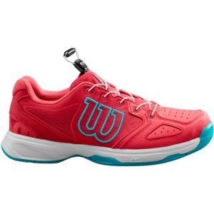 Wilson KAOS JUNIOR QL Juniorská tenisová obuv, červená, velikost 39