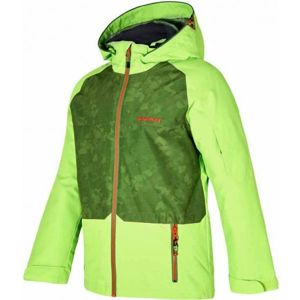 Ziener AFELIX ORANGE zelená 104 - Dětská lyžařská bunda